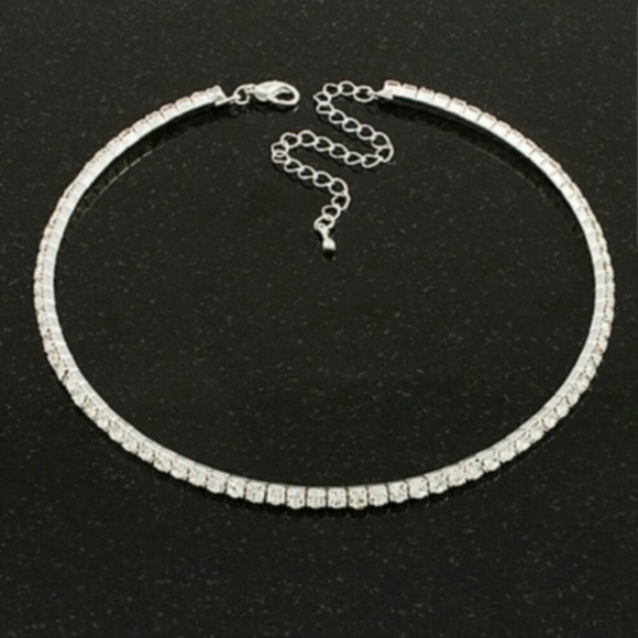 Rhinestone Choker - Picture 2 of 4